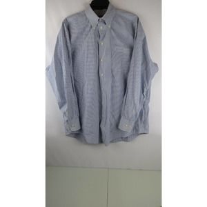 Nautica Long Sleeve Dress Shirt 100% Cotton 16 1/2 Neck 32/33